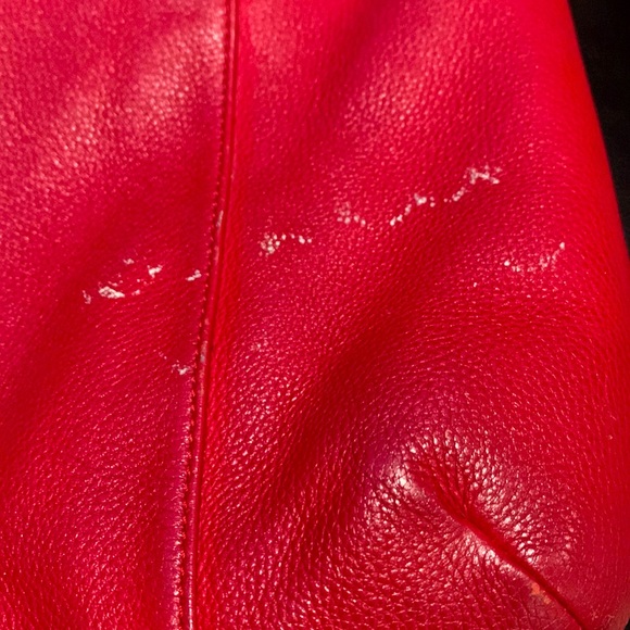 Authentic Coach Red Crossbody Bag - Picture 3 of 9